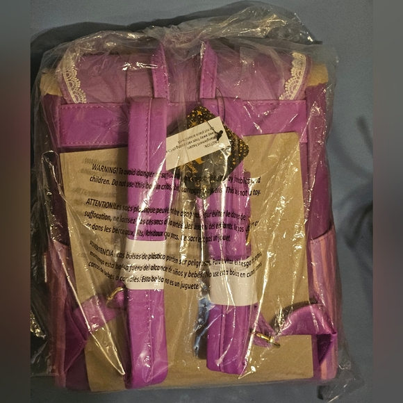 Rare Loungefly Disney Tangled Rapunzel Cosplay Mini Backpack - Picture 2 of 9